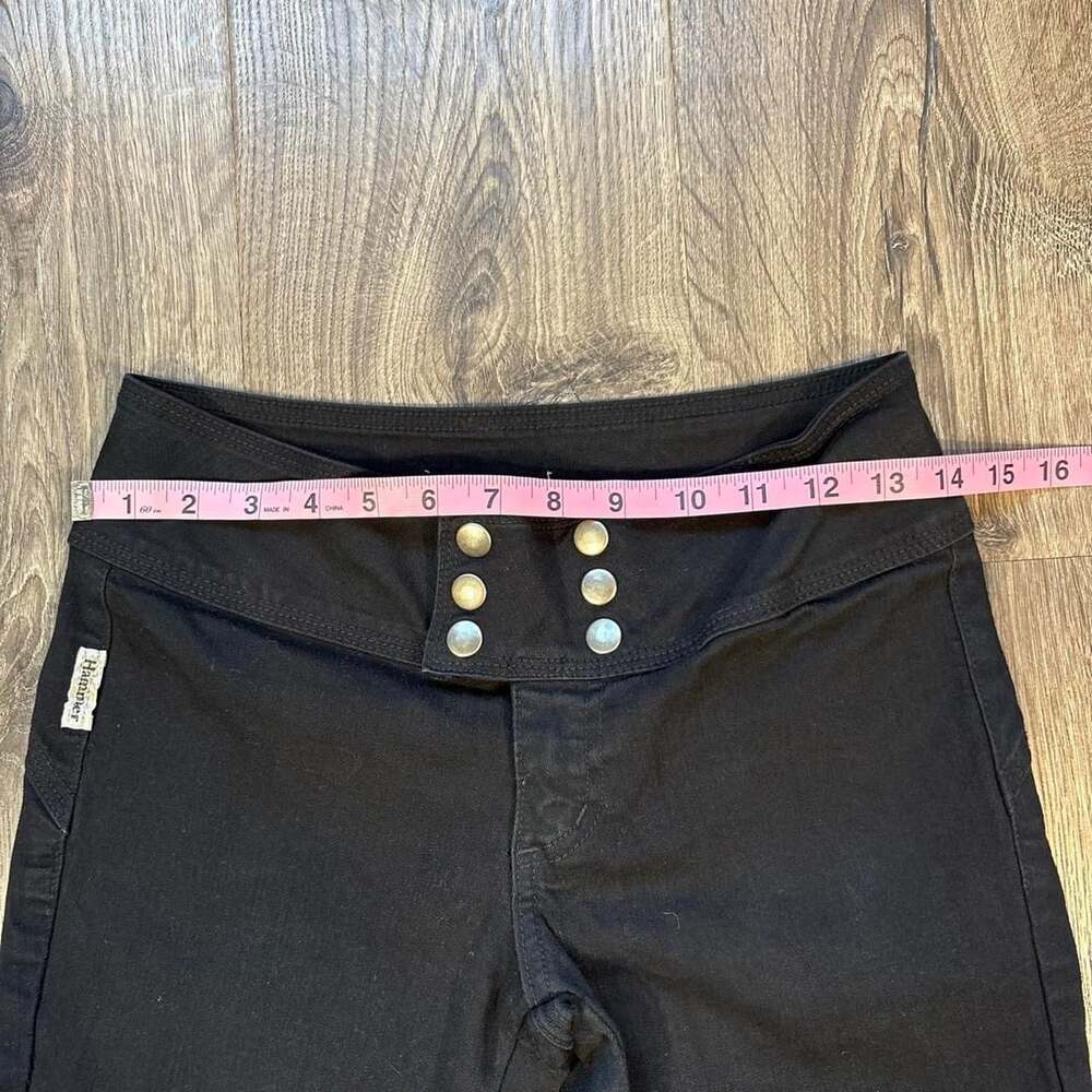 Hammer Jeans Y2K Bootcut Flare Pants Size 5 Black - Picture 5 of 8